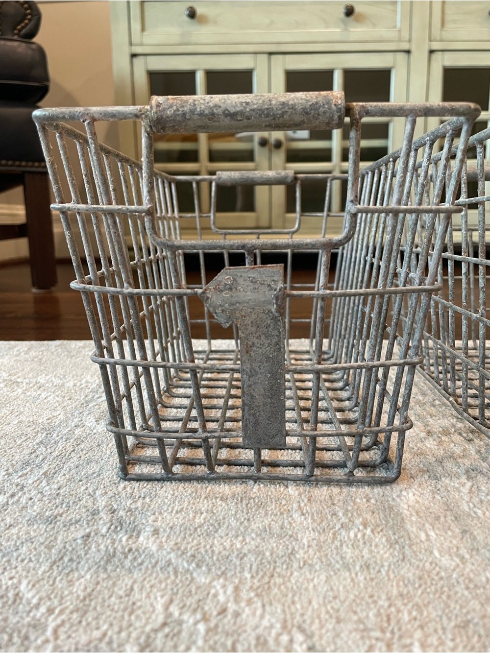 Restoration Hardware Metal Numbered Storage Baskets - Picture 5 of 5